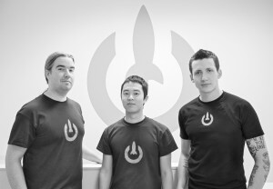 LaunchKey co-founders Geoff Sanders, Yo Sub Kwon and Devin Egan
