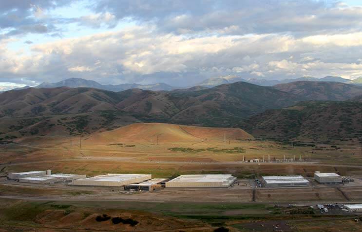 An aerial view of the NSA Data Center outside of Salt Lake CIty, Utah. The agency has invested more then $1 billion creating the 1 million square foot campus. (Photo: Electronic Frontier Foundation)