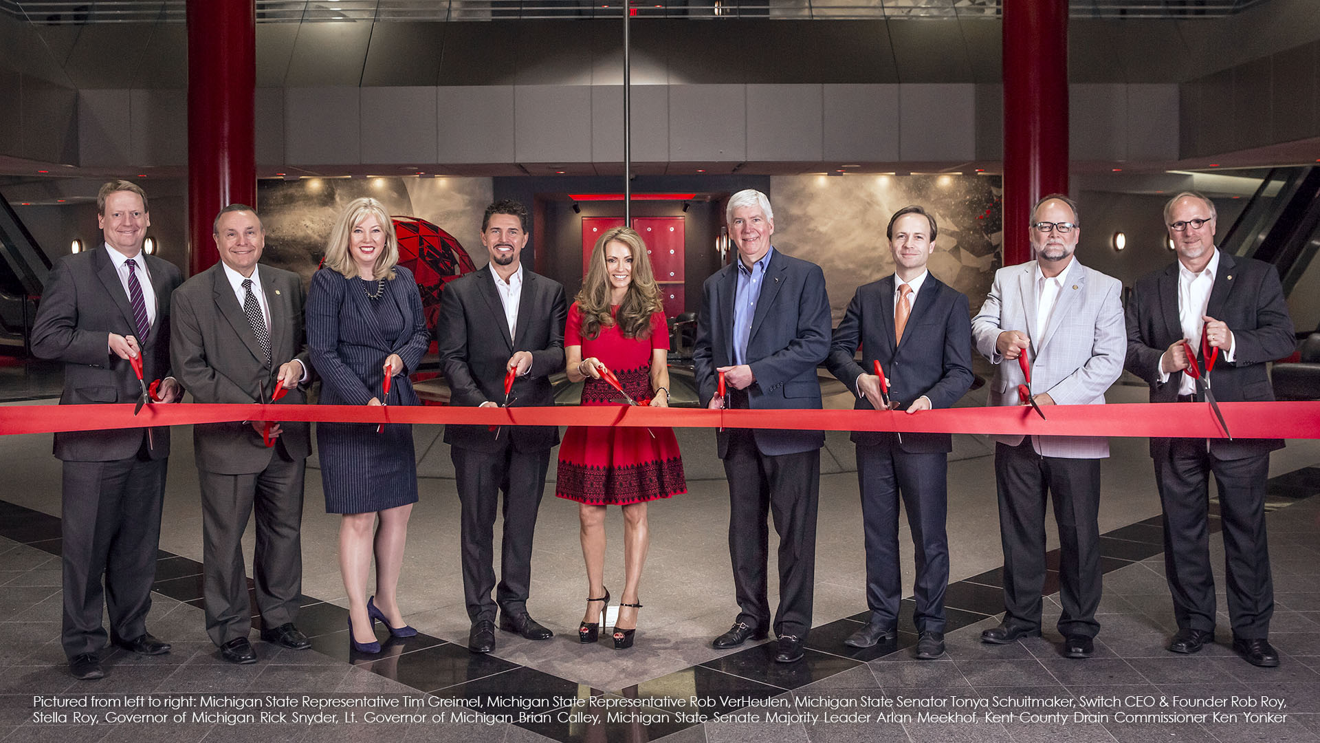 Michigan Governor Declares Switch PYRAMID Data Center “Awesome” at Official Grand Opening